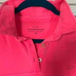Vineyard Vines Bright Pink Colored Shirt Size Med.